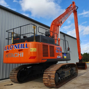 Long reach excavator